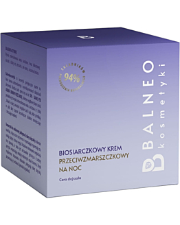 Balneokosmetyki Biosiarczkowy krem przeciwzmarszczkowy, Na noc