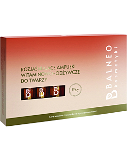 Balneocosmetici Fiale illuminanti vitaminiche e nutrienti per il viso, 5x5ml