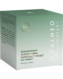 Balneokosmetyki Biosiarczkowy aloesowy krem nawilżająco-kojący do twarzy