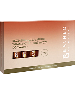 Balneokosmetyki Rozjaśniające ampułki witaminowo-odżywcze do twarzy, 5x5ml