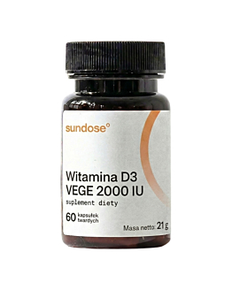 Sundose Witamina D3 Vege 2000 Iu 60 Szt.