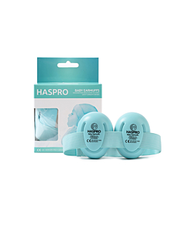 Haspro Baby Earmuffs Mint Nauszniki Ochronne Dla dzieci w wieku 0-3 lat, Miętowe 1 szt.