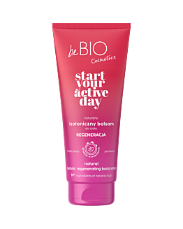 BeBio Start Your Active Day Naturalny Izotoniczny Balsam do ciała Regeneracja 