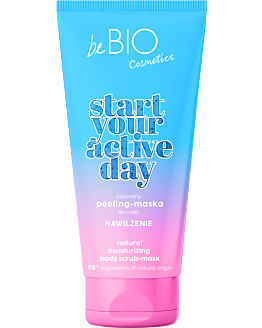 BeBio Start Your Active Day Naturalny Peeling-Maska Nawilżenie