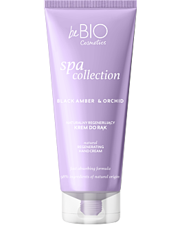 BeBio Spa Collection Naturalny regenerujący krem do rąk Black Amber & Orchid 