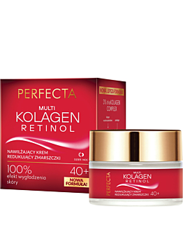 Perfecta Multikolagen + Retinol Przeciwzmarszczkowy krem na dzień i na noc, 40+