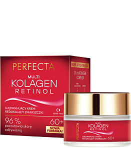 Perfecta Multikolagen + Retinol Przeciwzmarszczkowy krem na dzień i na noc, 60+ 