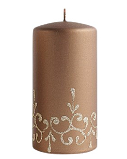 Artman Candles Tiffany New - Świeca zapachowa, parafinowa  WŚ F17 Brąz 1 szt.