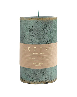 Artman Candles Rustic Zielona Świeca zapachowa, parafinowa  patynowany