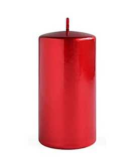 Artman Candles Świeca zapachowa Opal Metallic Kolor czerwony, Rozmiar średni 