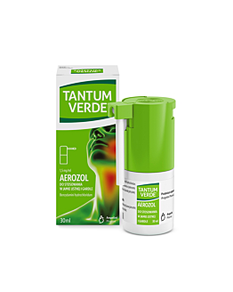 Tantum Verde 1,5 mg/ml, Aerozol do stosowania w jamie ustnej i gardle