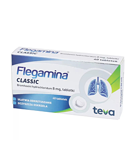 Flegamina Classic 8 mg, 40 tabl.