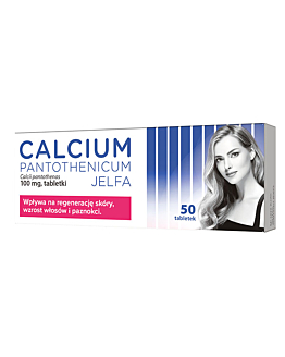 Calcium Pantothenicum Jelfa 100 mg Tabletki 