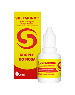 Sulfarinol Krople do nosa 20 ml