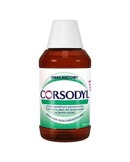Corsodyl 0,2% Płyn do płukania jamy ustnej 