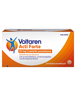 Voltaren Acti Forte 25 mg, 20 tabletek