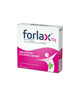 Forlax 10 g proszek do sporządzania roztworu doustnego, 10 sasz.