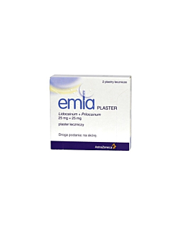 Emla Plaster plaster leczniczy 25mg+25mg, 2 szt.