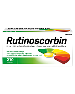 Rutinoscorbin, 210 tabletek