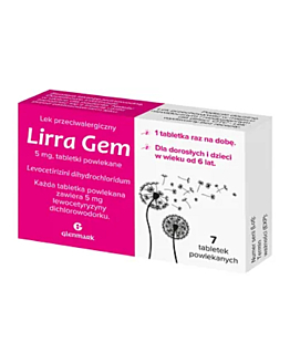 Lirra Gem 5 mg Tabletki powlekane, 7 szt.