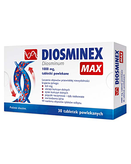 Diosminex Max 1000 mg, 30 tabl. powl.