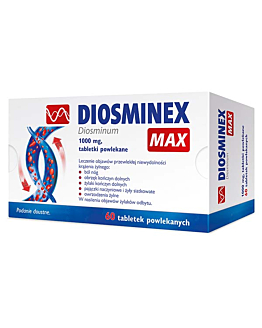 Diosminex Max 1000 mg, 60 tabl. powl.