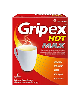 Gripex Hot Max Proszek w saszetkach, 8 szt.