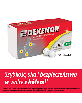 Dekenor 25 mg, 30 tabl.
