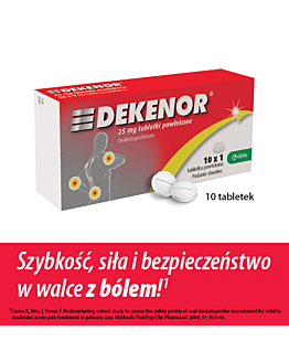 Dekenor 25 mg Tabletki, 10 szt.