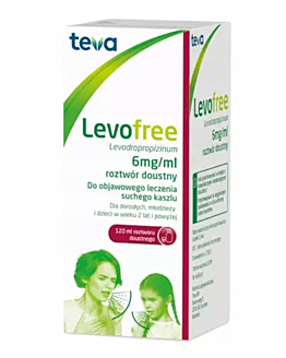 Levofree 6 mg/ml syrop 120 ml