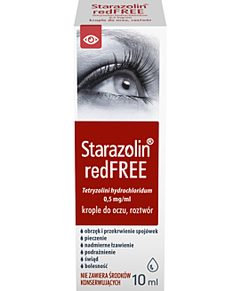Starazolin redFREE Krople do oczu