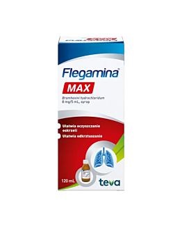 Flegamina Max 8 mg/5 ml Syrop 120 ml