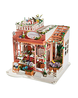 Habarri Miniaturowy domek - Urocza kwiaciarnia