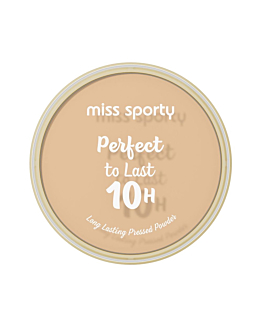 Miss Sporty Perfect To Last 10H długotrwały puder w kamieniu 010 Porcelain, 9g
