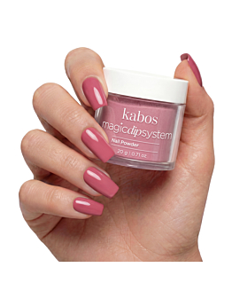 Kabos Magic Dip System Proszek do manicure tytanowego, 022 Pink Delight 20 g