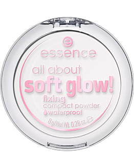 Essence  All About Soft Glow! Fixing Compact Powder Waterproof