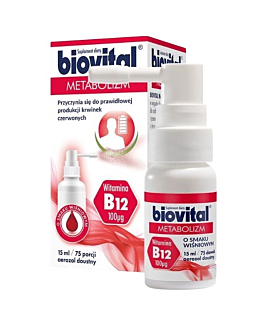 Biovital Metabolizm, Aerozol doustny, 15 ml