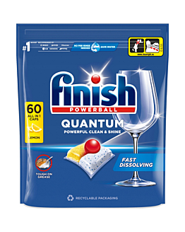 Finish Quantum Lemon Kapsułki do zmywarki, 60 kaps.