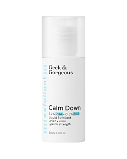 Geek & Gorgeous Calm Down Delikatny eksfoliator z 4% kwasami PHA + BHA