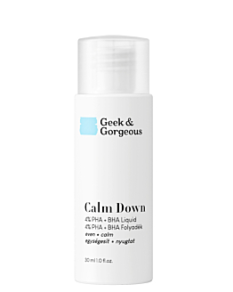 Geek & Gorgeous Calm Down Tonico Esfoliante con Acidi PHA + BHA 4%  30 ml