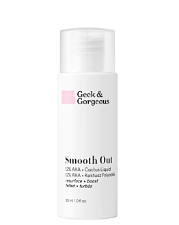 Geek & Gorgeous Smooth Out Tonico Esfoliante con Acidi AHA 12% e Fico d'India Lenitivo  30 ml
