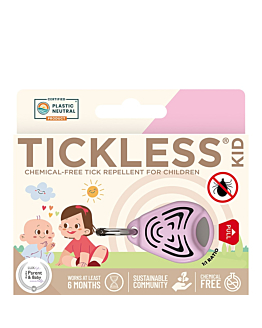 Tickless Kid Ultradźwiękowa ochrona przed kleszczami Pink