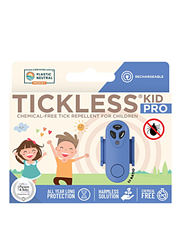 Tickless Kid Pro Ultradźwiękowa ochrona przed kleszczami Greek Blue