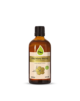 Olini Olej lniany złocisty 100 ml