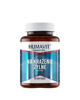 Humavit Suplement diety na krążenie żylne (gotu kola), 60 kapsułek