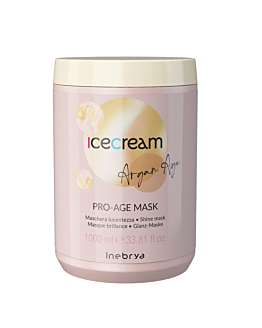 Inebrya Ice Cream Argan Age nabłyszczająca maska z olejkiem arganowym, 1000ml