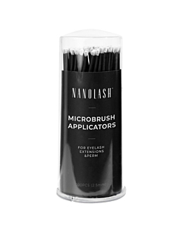 Nanolash Bezwłókienkowe aplikatory do rzęs 2,5 mm, 100 szt.
