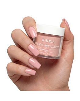 Kabos Magic Dip System Proszek do manicure tytanowego, 015 Peach Pink 20 g