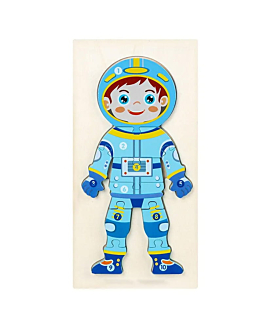 Habarri Puzzle drewniane - Zawody - Kosmonauta