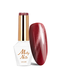MollyNails Reds Cat Eye Red Lakier Hybrydowy UV LED Nr 230 8 g